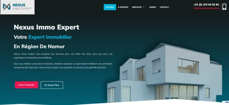 Nexus Immo Expert Site Web